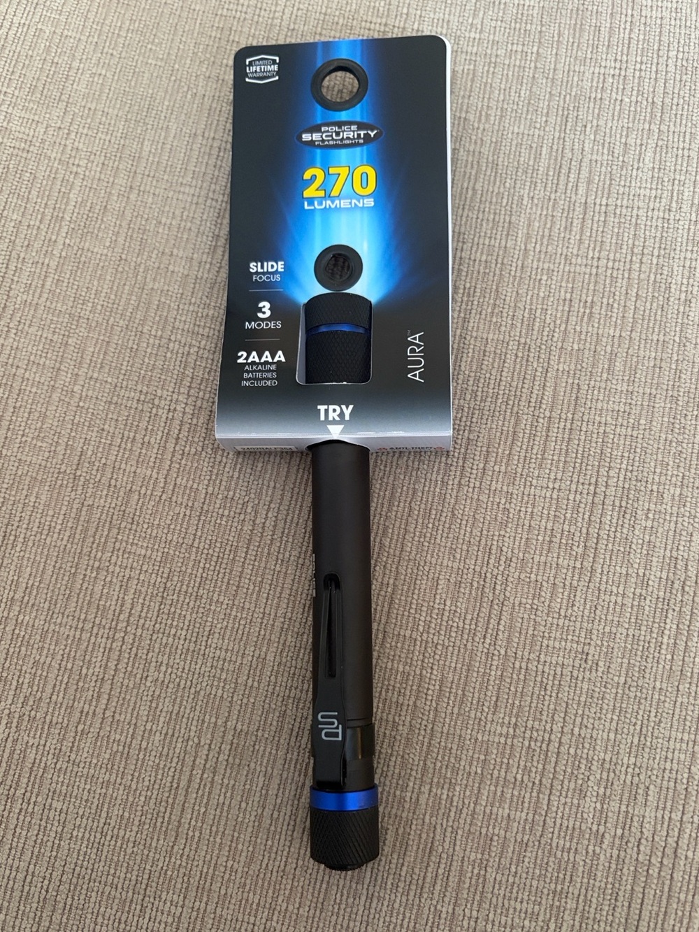 Police Security inspector led flashlight